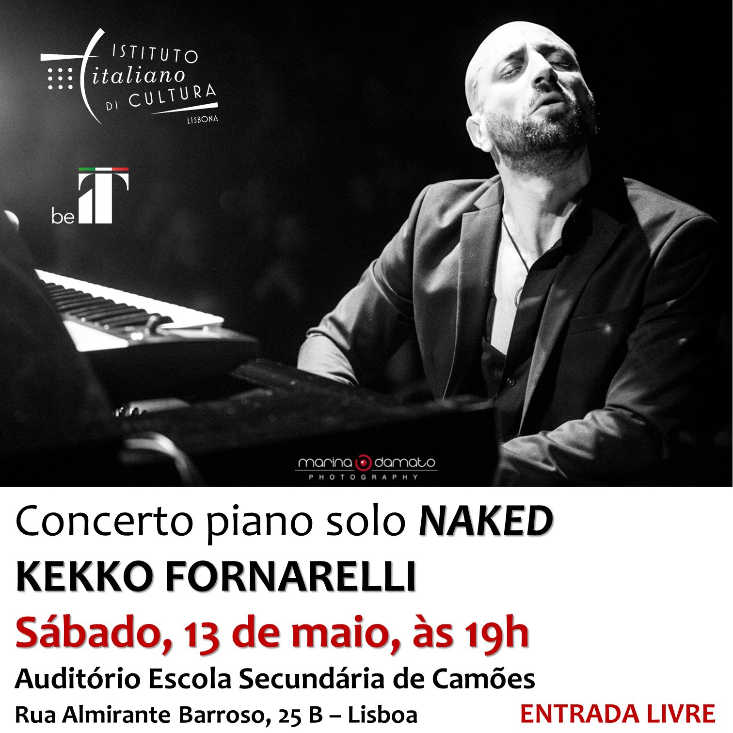Concerto piano Kekko Fornarelli