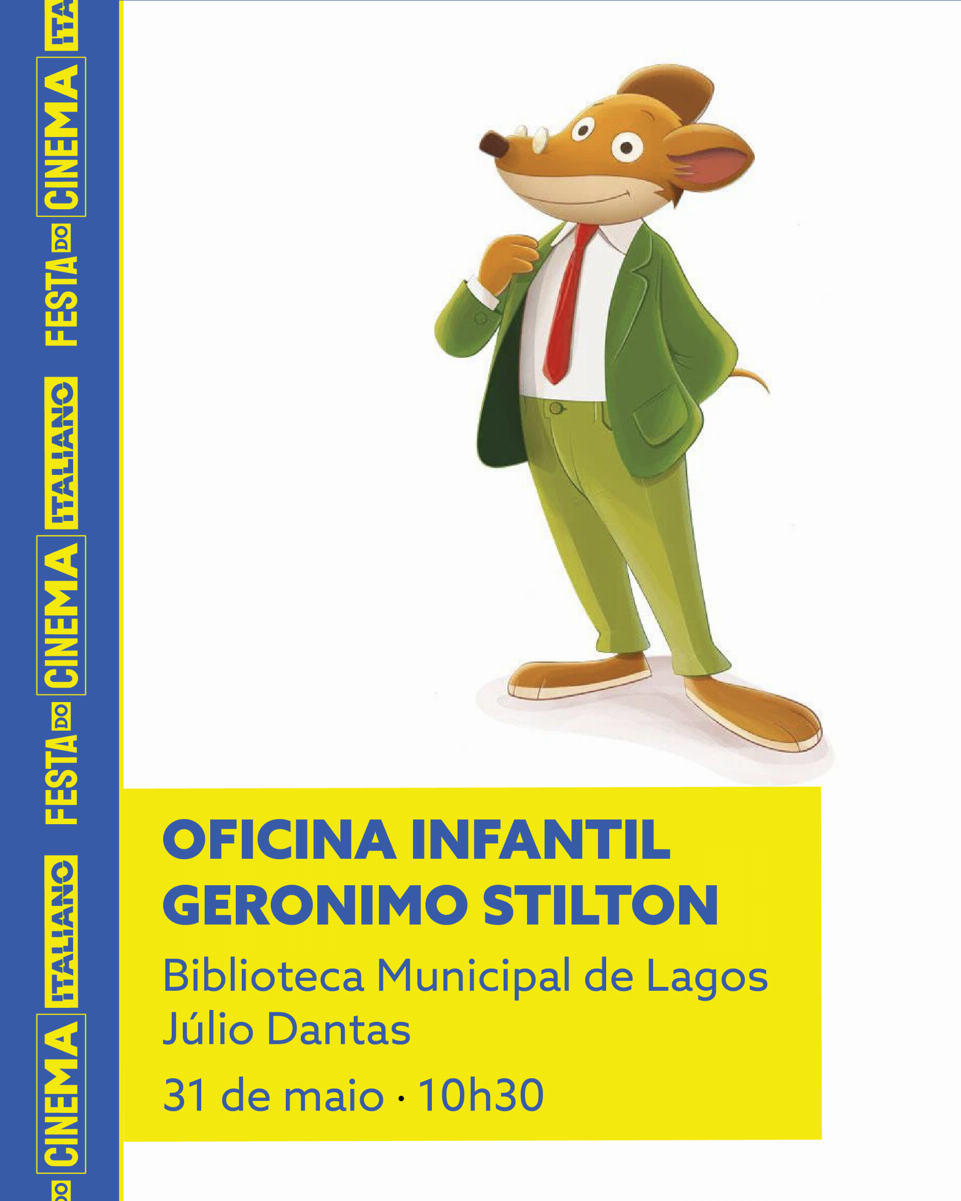 Oficina Infantil Geronimo Stilton_Lagos_10h30