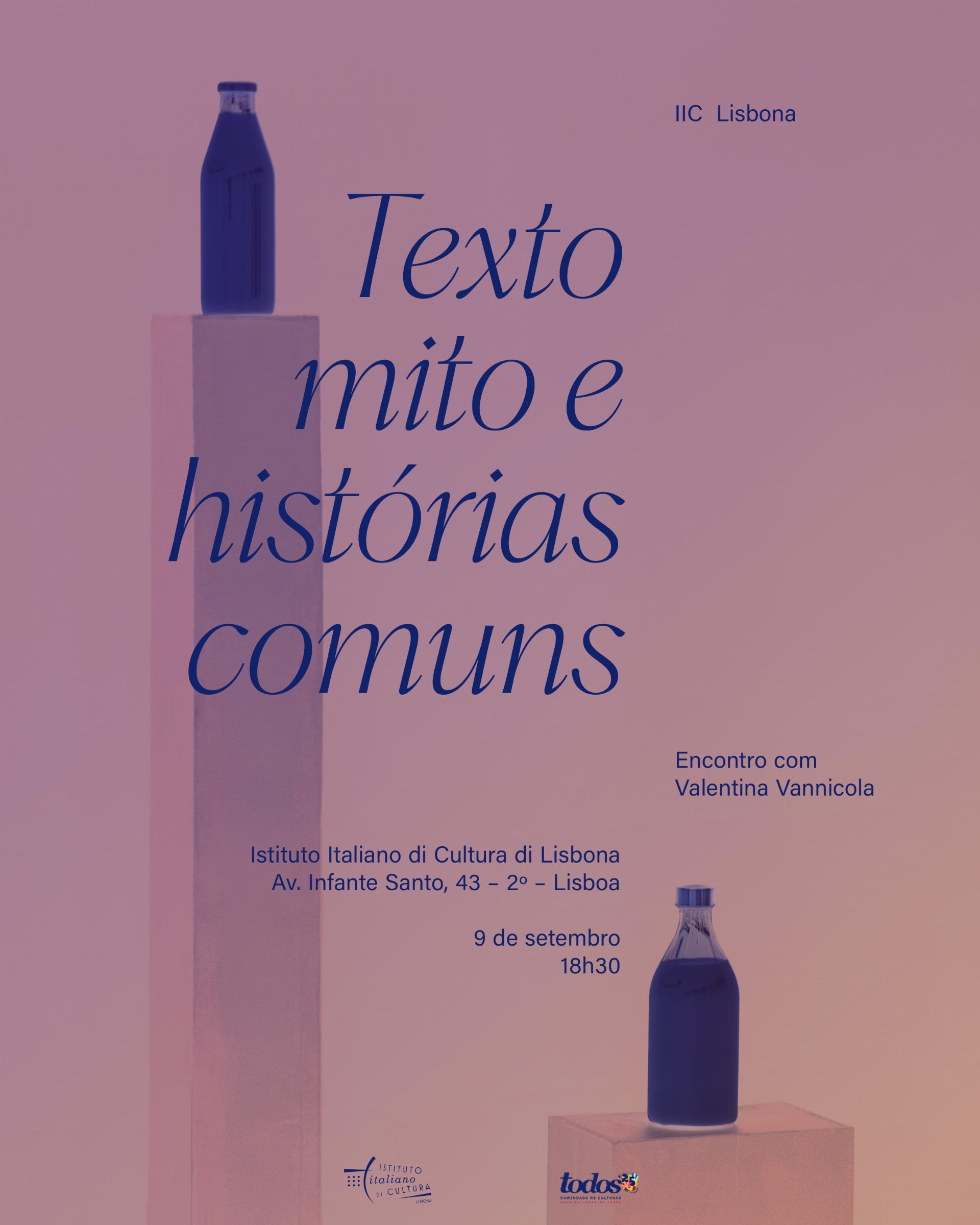 TESTO MITO E STORIE COMUNI, incontro con Valentina Vannicola