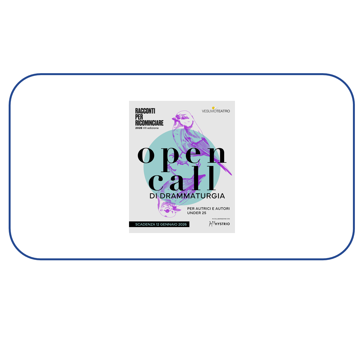 RACCONTI PER RICOMINCIARE 2026