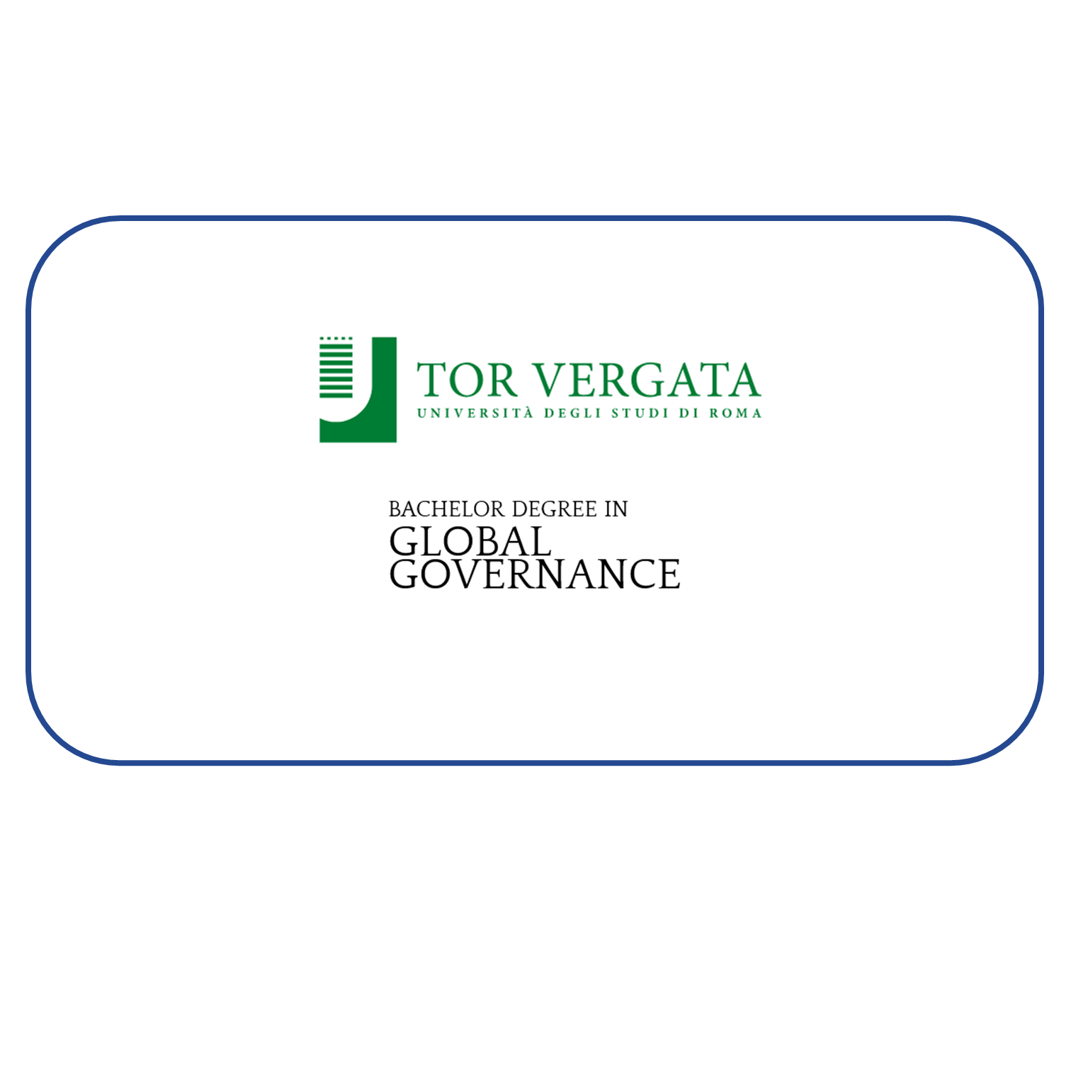 Corso in Global Governance