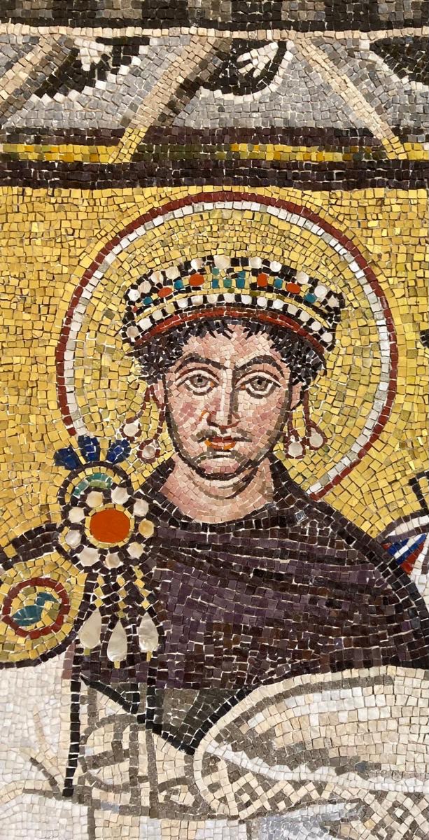 Particolare mosaico Basilica di S. Vitale in Ravenna